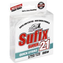 Sufix Super 21 Mono 150m Klar 0,18mm