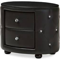 Baxton Studio Davina Bedside Table 17.8x24.2"