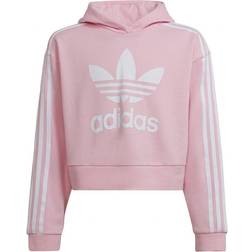 Adidas Adicolor Cropped Hoodie - True Pink/White (HD2008)