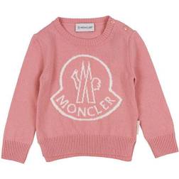 Moncler Branded Knitted Sweater - Pink