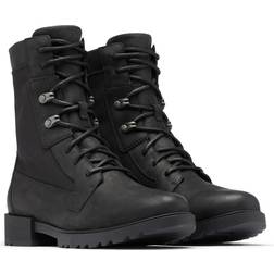 Sorel Emelie Laceup Boots Black/Black