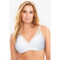 Catherines Plus Women's Simply Cool Wireless Bra in Light (Size DDD)