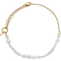 Maanesten Penelope Anklet - Gold/Pearls