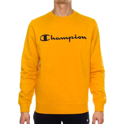 Champion Classics Men Crewneck Sweatshirt Mustard