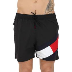 Tommy Hilfiger Logo Waistband Mid Length Swim Shorts PRIMARY