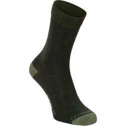 Craghoppers Womens/ladies Single Nosilife Travel Sock (parka Green)