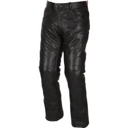 Modeka Ryley Leather Pants, black, 52, black