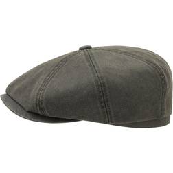 Stetson Hatteras Old Cotton Newsboy Cap Col. brown, (54-55 cm)