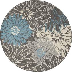 Nourison Passion Blue, Gray 63x63"