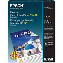 Epson Matte Premium Photo Paper (8.5x11" 50 Sheets Double-Sided