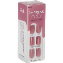 Kiss imPRESS Pure Fit Solid Press-On Manicure MAUVE