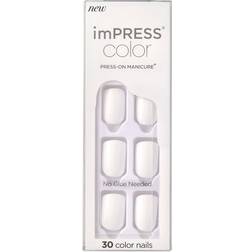 Kiss Impress Color Press-On Manicure Kit In Frosting