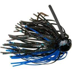 Strike King Bitsy Bug Mini Jig 1/8 oz. Black/Blue Black Blue