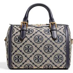 Tory Burch T Monogram Jacquard Top-Handle Barrel Bag