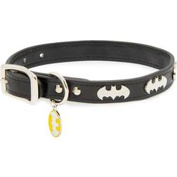 Batman with Bat Signal Embellishments Vegan Dog Collar