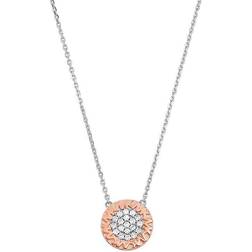 Michael Kors Brilliance Necklace - Silver/Rose Gold/Transparent