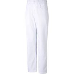 Puma Boy's 5 Pocket Golf Pants - White