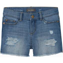 Girl's Lucy Cut Off Denim Shorts, 7-16 FROST DISTRESSED