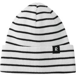 Reima Off-white Reissuun Striped Beanie Headwear Cream