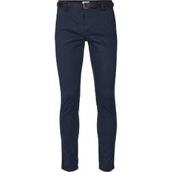 Lindbergh Chino with Belt - Black