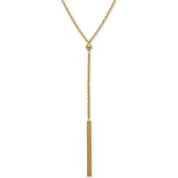 Saks Fifth Avenue Rope Bar Lariat Necklace - Gold