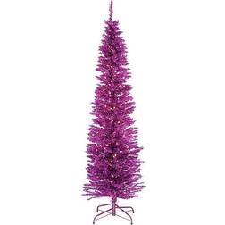 National Tree Company Tinsel 210 Lights Christmas Tree 84"