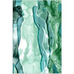 Empire Art Direct Water Women I Glass Wall Green Wall Decor