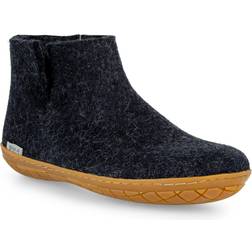 Glerups Wool Boot - Charcoal/Honey Rubber