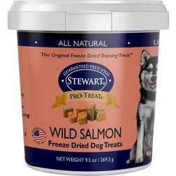 Stewart Freeze-Dried Wild Salmon Dog Treat 9.5oz Tub