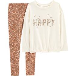 Carter's Baby Happy Jersey Tee & Legging Set 2-piece - Multi