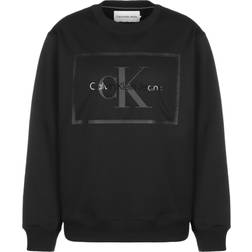 Calvin Klein Relaxed Mesh Logo Sweatshirt