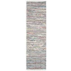 Safavieh Rag Rug Multicolor, Beige 27x120"