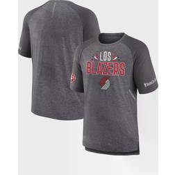 Fanatics Portland Trail Blazers 2022 Noches Ene-Be-A Core Shooting Raglan T-shirt Sr