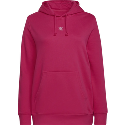 Adidas Women's Adicolor Essentials Hoodie (Plus Size) - Real Magenta