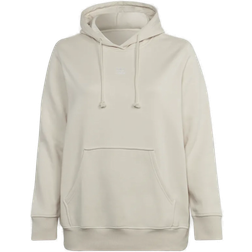 Adidas Women's Adicolor Essentials Hoodie (Plus Size) - Wonder White