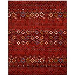 Safavieh Amsterdam Collection Brown, Multicolor 96x120"