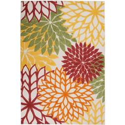 Nourison Aloha ALH05 Multicolor, Red 42.008x65.984"