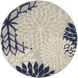 Nourison Aloha ALH05 Beige, Blue 62.992x62.992"