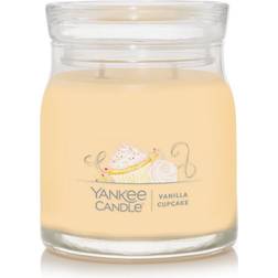 Yankee Candle Vanilla Cupcake Signature Collection 13 Oz. Small Light Yellow Light Yellow Medium