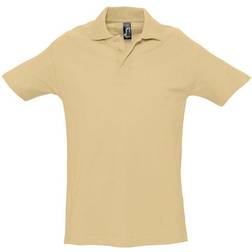 Sol's Men's Spring II Short Sleeve Polo Shirt - Sand