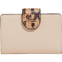 Coach Corner Zip Medium Wallet - Gold/Ivory Multi