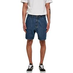 Urban Classics Organic Bermuda Shorts - Mid Indigo Washed