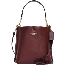 Coach Mollie Bucket Bag - Gold/Wine Multi