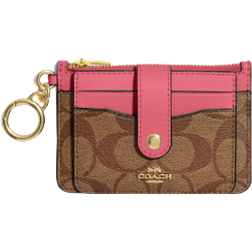 Coach Attachment Card Case - IM/Brown/Watermelon