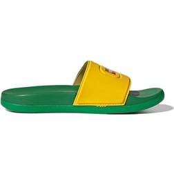 Adidas Kid's Adilette Comfort X Lego - Eqt Yellow/Core White/Green