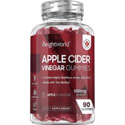 WeightWorld Apple Cider Vinegar Gummies 1000mg 90 Stk.