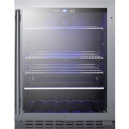 "24" Wide Built-In Beverage Cooler, ADA Compliant Summit Appliance ALBV2466CSS"