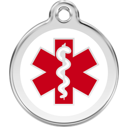 Red Dingo Medical Alert Personalized Dog & Cat ID Tag