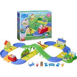 Hasbro Peppa Pig All Around Peppas Town Playset with Car Track