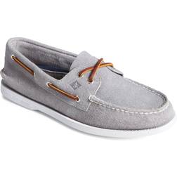 Sperry Mens Authentic Original Suede Boat Shoes (10.5 UK) (Grey)